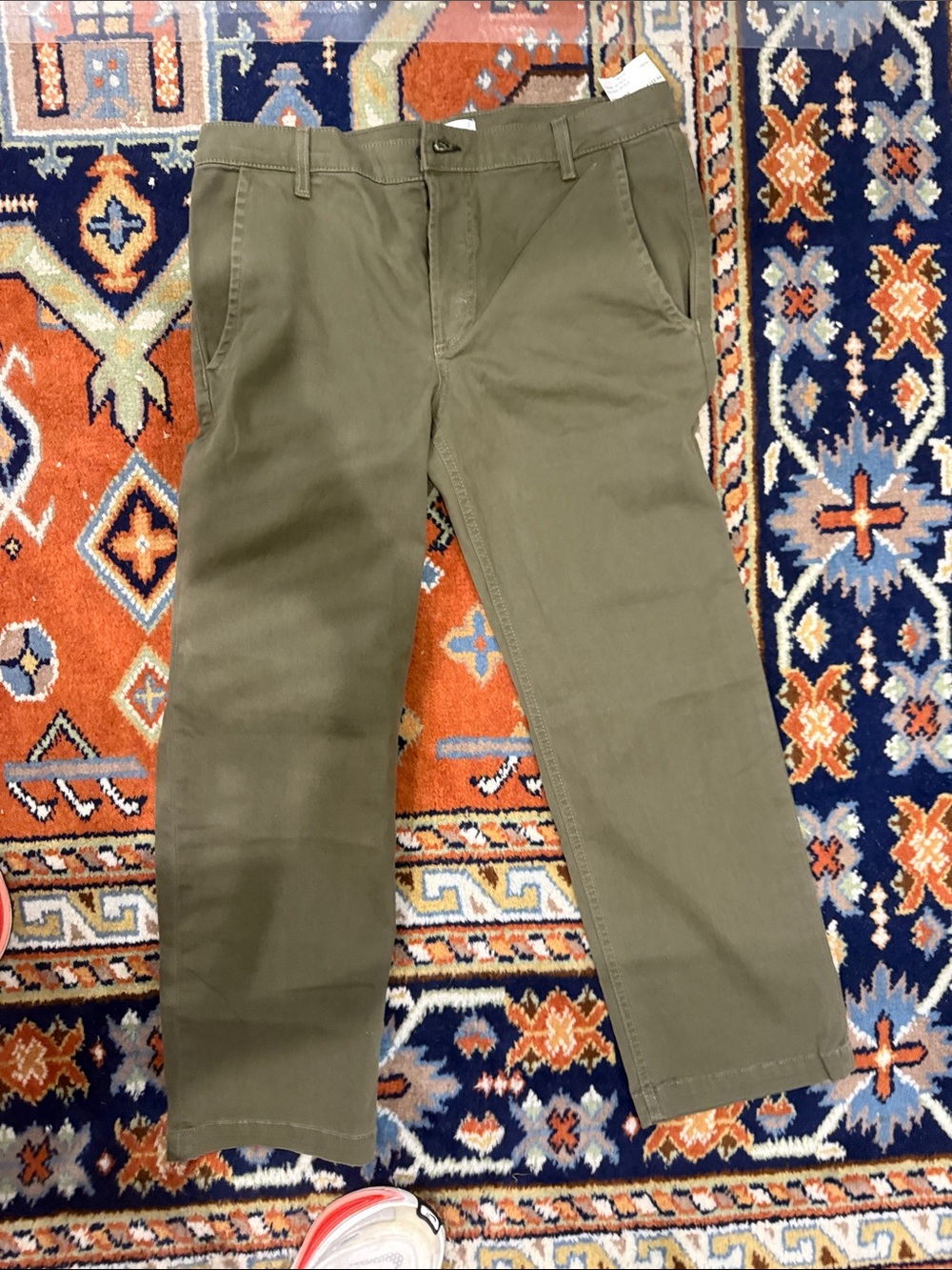 NWT Askk NY slim chinos Olive Green Chino 28